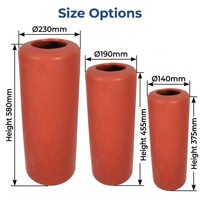 Voedselveilige natuurlijke rubberen blaas voor Hydro Fruit Press waterpers vervangende blaas wijn- en ciderproductie 375 455 580mm