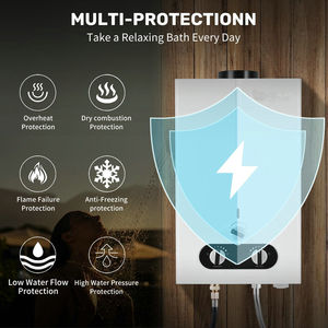 Calentador de Agua sin Tanque de <span class=keywords><strong>Gas</strong></span> <span class=keywords><strong>Natural</strong></span>/GLP/<span class=keywords><strong>Propano</strong></span> con Batería, Eficiencia Energética Clase A, Garantía de 4 Años, Humo Equilibrado - Product Image 4