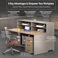 Bureaux de direction en bois, bureaux pour le personnel, bureaux de comptabilité, armoires de rangement, armoires hautes, bureaux pour employés