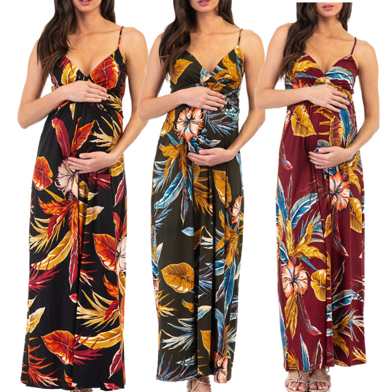 Новое поступление 2021, Одежда для беременных, уютное хлопковое цельнокроеное платье для беременных