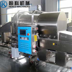 Máquina de Enharinar de Tambor para Carne Fresca, Semiautomática, de Alto Rendimiento, Componentes Centrales PLC, Bajo Precio, Venta Directa de Fábrica, 2 Años de Garantía - Product Image 4