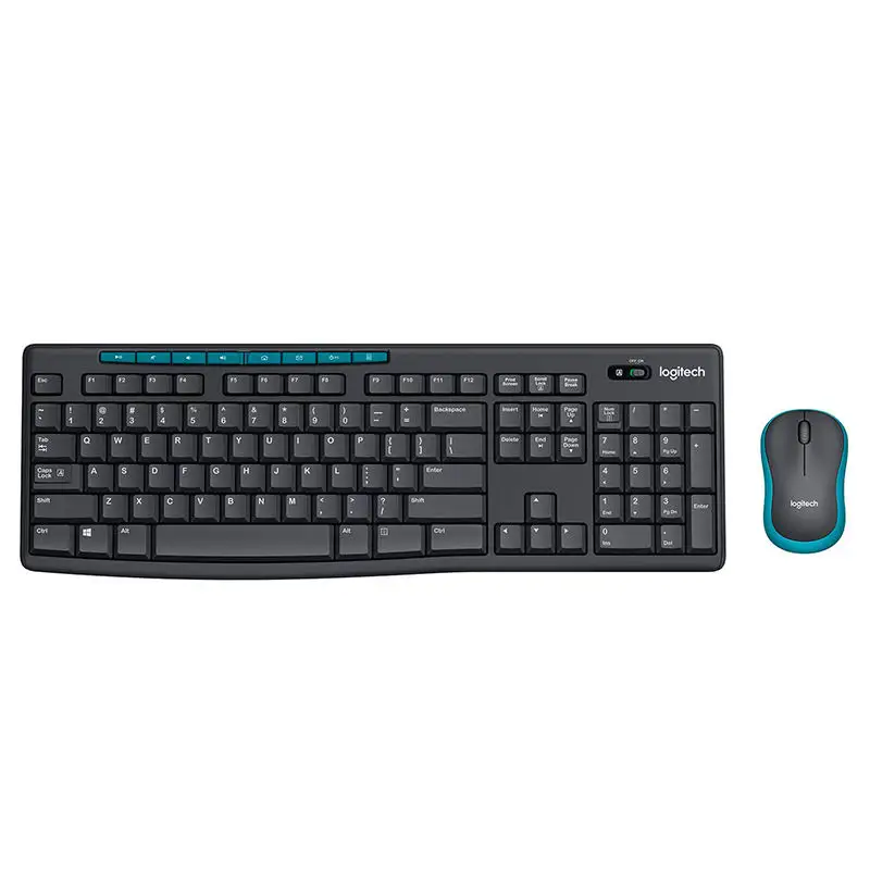 Logitech MK275 беспроводная клавиатура и мышь комбо 2,4 г беспроводная клавиатура мышь набор для офисного рабочего стола