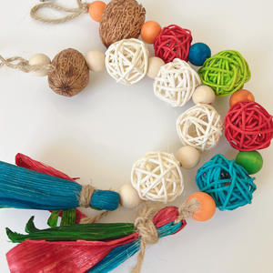 Peony Toys Bunte Ranken-Ballastkraut-Beißspielzeuge für <span class=keywords><strong>Hamster</strong></span> zur Linderung von Langeweile und Zahnpflege, Kleintierbedarf - Product Image 2