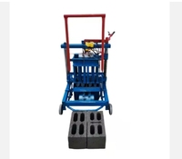 Machine manuelle compacte pour la fabrication de blocs de béton, neuve, pour la production de briques creuses en ciment pour la construction