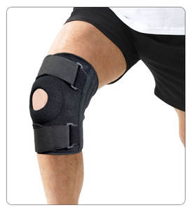 Genouillère de protection sportive réglable anti-collision, extra large, protection professionnelle, nylon/spandex, légère - Product Image 5