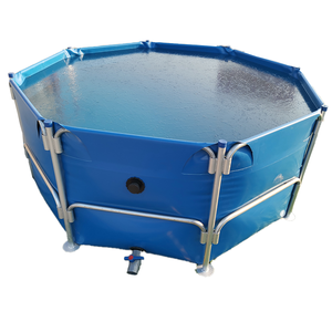 <span class=keywords><strong>Piscine</strong></span> Familiale de Haute Qualité avec Cadre en Acier Galvanisé et Toile PVC <span class=keywords><strong>pour</strong></span> Pisciculture et Aquaculture Extérieure, Garantie 1 An - Product Image 1