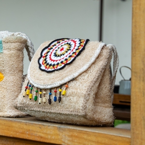 Bolso Bandolera de Lona Ecológica para Mujer, con Flores, Moderno, para Verano, Otoño y Primavera, Venta al Por Mayor - Product Image 2