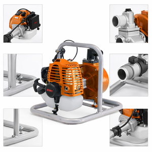 <span class=keywords><strong>Bomba</strong></span> <span class=keywords><strong>de</strong></span> <span class=keywords><strong>Agua</strong></span> <span class=keywords><strong>de</strong></span> Alta Presión a <span class=keywords><strong>Gasolina</strong></span> <span class=keywords><strong>de</strong></span> 1.65KW y 52cc, 1 Cilindro, 2 Tiempos, Refrigerada por Aire, Succión <span class=keywords><strong>de</strong></span> 8.5m, Elevación <span class=keywords><strong>de</strong></span> 38m, Caudal <span class=keywords><strong>de</strong></span> 8.5m/H - Product Image 4