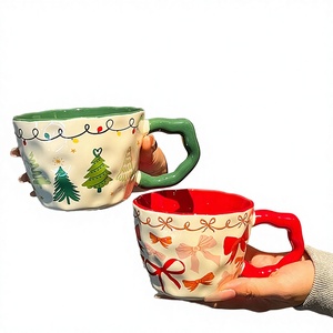 Tianhuihui Christmas Classic Porcelain Travel <b>Mug</b>-<b>Large</b> Capacity 530ml Camping Coffee & Milk Gift - Product Image 3