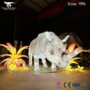 Types de lanternes d'animaux Installations d'art de lanterne animale en soie traditionnelle chinoise pour le décor de lieu public - Product Image 3