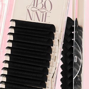 Extension Ciglia Classiche Nere Intense, Facili da Applicare, Finitura Opaca, Morbide come Velluto, Confezioni Singole, Etichetta Privata, Vendita all'Ingrosso - Product Image 5
