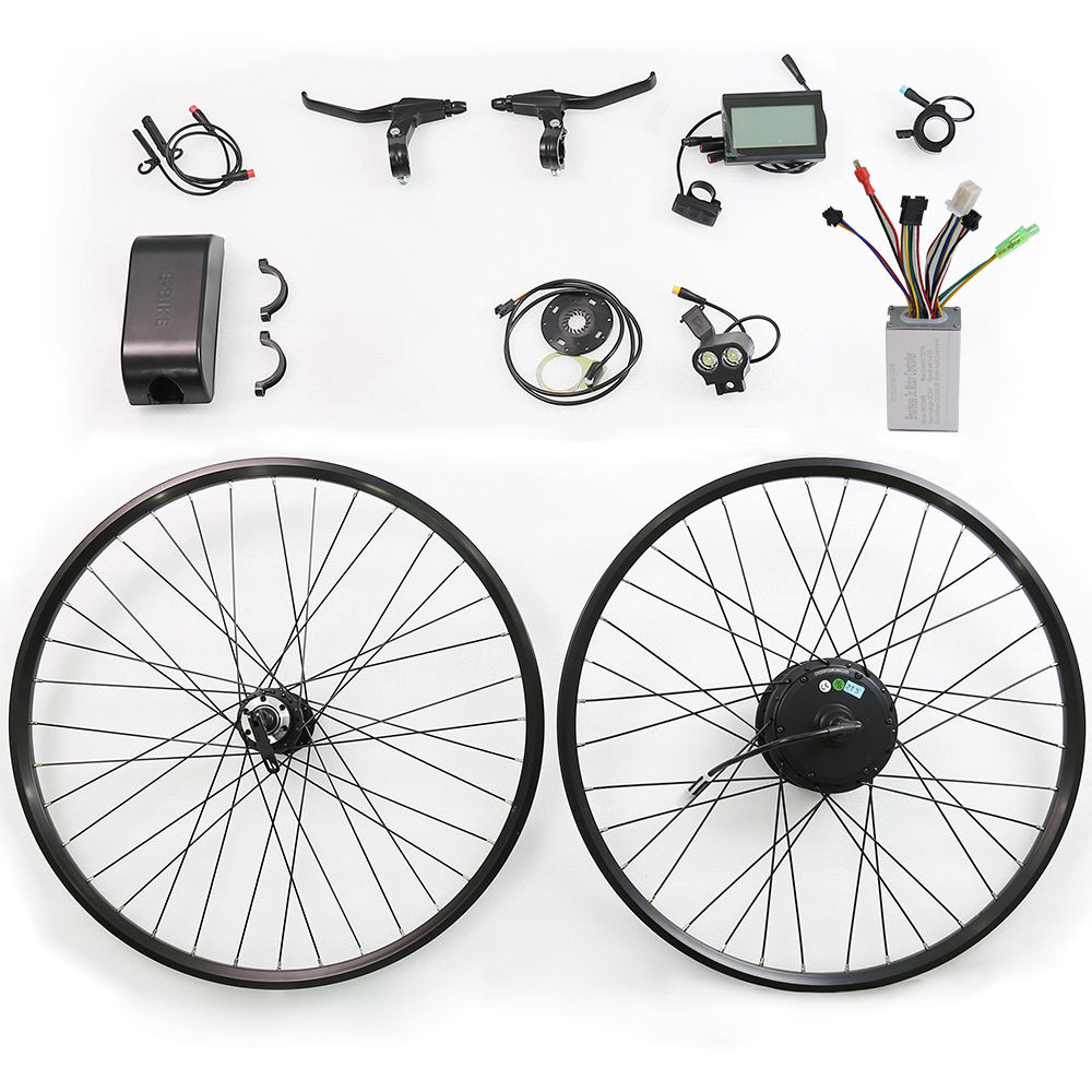 Electric Bmx Bike Conversion Kit 26'' with Battery and Matched Frame 26''  Wheel Cheap Electric Bike Conversion Kit
