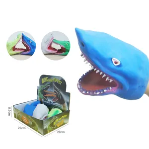 Shark Hand Puppet Custom Factory Hot Selling Realistic Hand Puppet Toy