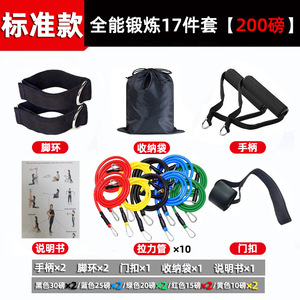 Ensemble de bandes de résistance Himani de 30 à 210 lb avec poignées et ancrages pour l'entraînement musculaire, équipement de fitness à domicile - Product Image 3