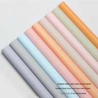 Emballage imperméable pour fleurs, cadeau pour la fête des mères, emballage en plastique, pulpe vierge, revêtement en silicone double face, impression numérique
