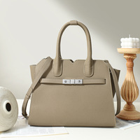 Sac à bandoulière à bandoulière en cuir de vachette première couche haut de gamme Togo grande capacité avec fermeture éclair pour les déplacements quotidiens mode unique