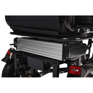 Tricycle Scooter Électrique Léger pour Personnes Âgées avec Cadre en Aluminium, Batterie au Lithium et Écran LCD pour Sports de Plein Air - Product Image 5