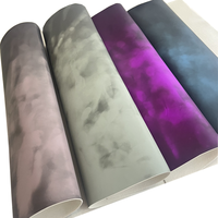 Tissu en cuir PU thermochromique avec changement de couleur de la température thermique pour chaussures, accessoires artisanaux
