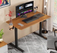 Cadre de bureau assis-debout modulaire moderne réglable en hauteur, moteur unique, base réglable 70 kg, largeur programmable, ergonomique
