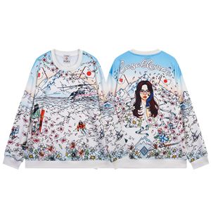 Nouveau pull décontracté unisexe <span class=keywords><strong>Casablanca</strong></span> 26SS en coton à imprimé animal, coupe ample, col rond, manches longues, tendance - Product Image 1