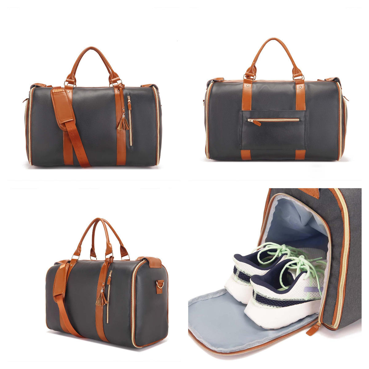 PG5098-3 Leather Black + Brown