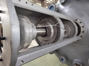Autoclave de réaction catalytique bibo ASME U STAMP en titane pour hydrométallurgie, haute résistance aux acides, avec moteur - Product Image 4