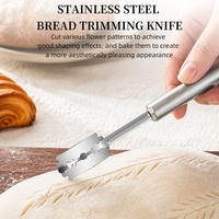 Kit de boulangerie au levain pour débutants, spatules en acier inoxydable, outils de cuisson écologiques et compatibles lave-vaisselle