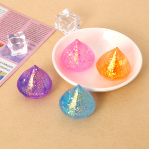 Squishy Cube Toy Made Of Maltose With Slow Rebound, <b>Simulated</b> <b>Diamond</b> Toy For Children, Suitable As A Gift - Product Image 3