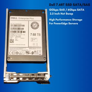 Original Dell 7.68TB SATA <b>SSD</b> 6Gbps <b>2.5</b> Inch SFF Hot Swap Enterprise Solid State Drive For PowerEdge Server - Product Image 3