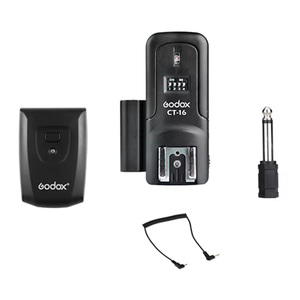Godox-Transmisor de disparador de flash inalámbrico de 16 canales, conjunto de receptor para <span class=keywords><strong>Canon</strong></span>, Nikon, Olympus, Pentax, flash de estudio - Product Image 5
