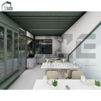 Café sur le toit complet 20FT 40FT Container Bar Coffee Shop préfabriqué de luxe
