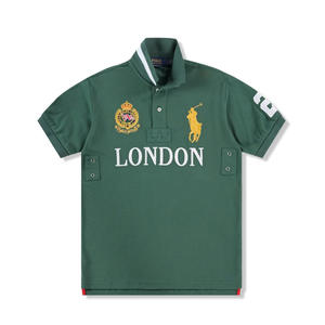 Nuevo Modelo de Camisetas Polo para Hombre 100% Algodón, Logotipo Bordado Personalizado de Alta Calidad, Camisetas Polo Casuales para Hombre - Product Image 2