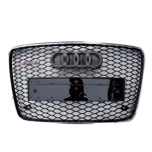 Grille avant de Style <span class=keywords><strong>RSQ7</strong></span> pour Audi Q7 SQ7 grille en nid d'abeille grille de pare-chocs avant en maille de lifting 2005-2015 - Product Image 2