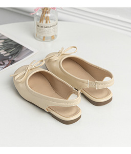 Nouvelle Collection – Chaussures Plates en PU pour Enfants, Semelle Souple, Couleur Unie, Style Princesse, Idéales Printemps-Été – Vente en Gros - Product Image 6