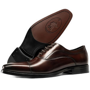 Zapatos de Vestir Formales de Negocios para Hombre, de Moda, Casuales, de Cuero Genuino, Talla Grande, Negros, con Punta en Pico, para Boda y Fiesta - Product Image 3