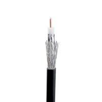 Cable de Comunicación 3D-FB Rg58 de Alto Rendimiento, Transparente Rojo, Cable de Alta Definición para Línea de Televisión, Personalización de Fábrica