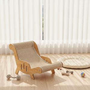 Papan Garukan Kucing Terpadu & Tempat Tidur Garukan Mainan Kucing Tahan Gores Tahan Aus Anti Debu - Product Image 6