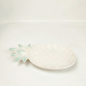 Restaurant occidental Vaisselle En Céramique porcelaine <span class=keywords><strong>Ananas</strong></span> Fruits Assiette à dessert Plat - Product Image 6