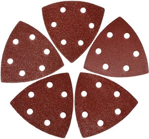 Papel de lija Triangular, multiherramienta oscilante, almohadilla de lijado, 3-100 pulgadas, 90mm, 1/<span class=keywords><strong>2</strong></span> Uds. - Product Image 1
