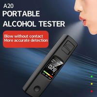 Alcoholímetro con Llavero para Auto con Indicaciones de Voz, Sensor Semiconductor para una Detección Precisa del Alcohol en el Aliento