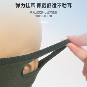 Cycling Mask Windproof Breathable Neck Warmer Unisex Autumn Winter Face Protection With Ear Loops - Product Image 3