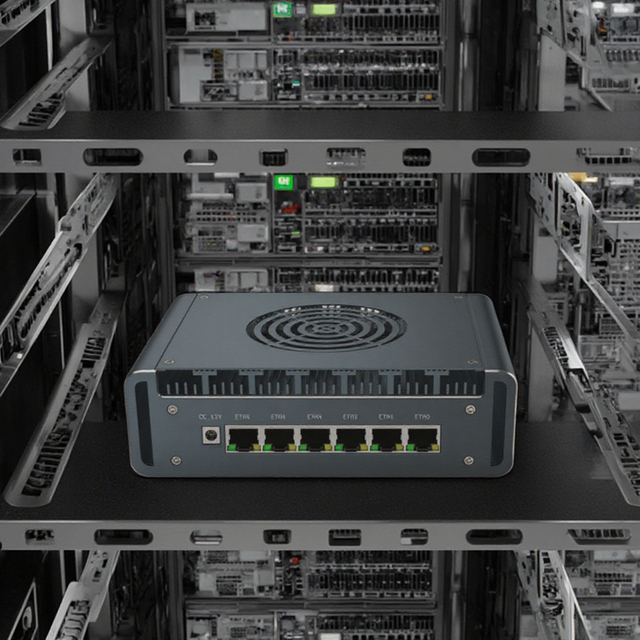 12th Fan Mini PC 6 2.5G LAN Tiger Lake Core I7-1265U N100 Pentium Gold 8505 DDR5 PfSense OPNsense Firewall Router Octa 16G 4K