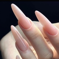 HONEY GIRL Fournitures pour la pose d'ongles : Gel UV souple et solide pour extension, compatible avec les flacons de vernis à ongles personnalisés