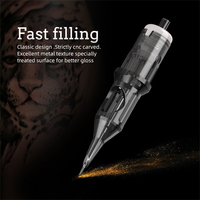 20 aiguilles de tatouage originales mixtes (acier inoxydable) pour machines à cartouche - Tuffking TNC-005
