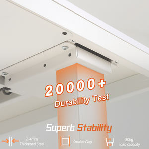 Mesa Eléctrica de Altura Ajustable con Control Manual Integrado, <span class=keywords><strong>Escritorio</strong></span> Eléctrico de Pie con Doble Motor y Cajón - Product Image 5