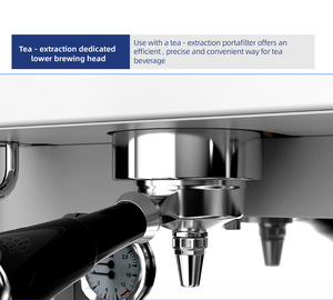 Naixer <span class=keywords><strong>Cafe</strong></span> Gastro Máquina de café con vapor Oem Precio Barista Comercial Máquina de café de 2 manos en China Fabricante - Product Image 6