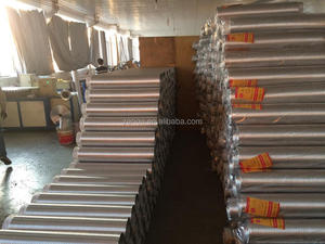 ท่ออลูมิเนียมลูกฟูก1ชั้นชิ้นส่วนระบบ HVAC สำหรับท่อระบายอากาศ - Product Image 2