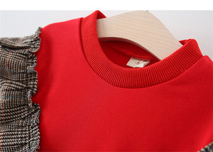 Autumn Clothing Sets for Baby Q <b>Mini</b> Indian Wrap Skirts Girls and Casual Shirt Import China Goods - Product Image 6