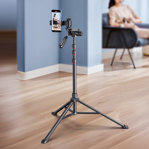 Jopree B20 Pro 65-190Cm Telefonst änder mit Handy halter Verstellbarer Lichtst änder <span class=keywords><strong>Dslr</strong></span> Slr Kamera Ring Lichtst änder Stativ - Product Image 3