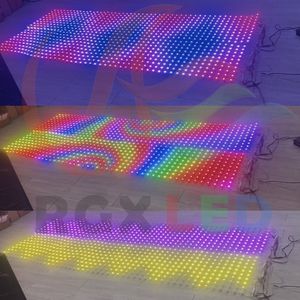 2 Metrekare Tam Set P31.25 Mesh Ekran 2 x 1m Dış Mekan İç Mekan Esnek Ortam Aydınlatma Programlı Lamba Led Ekran Sahne Asma Sistemi - Product Image 4